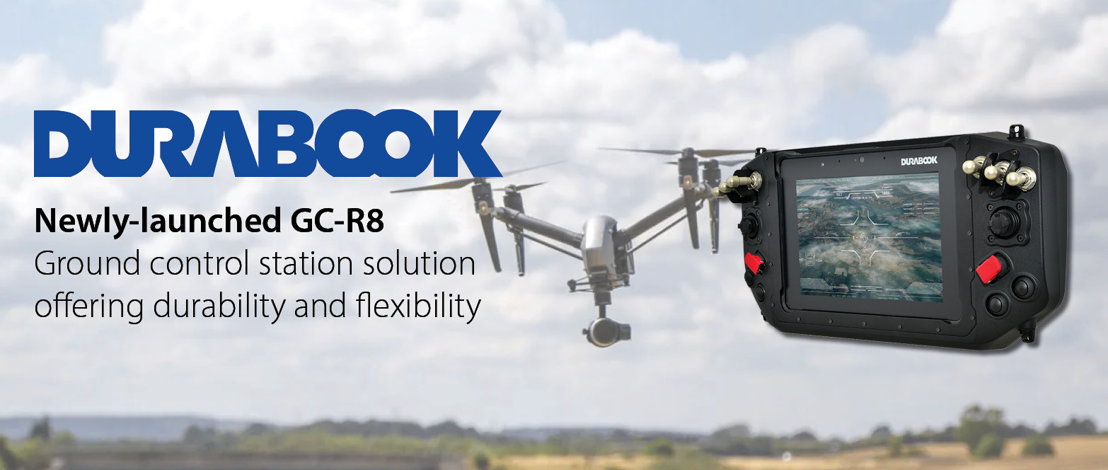 Durabook Introduces GC-R8: A Versatile Rugged Ground Control Station for UAV Operations