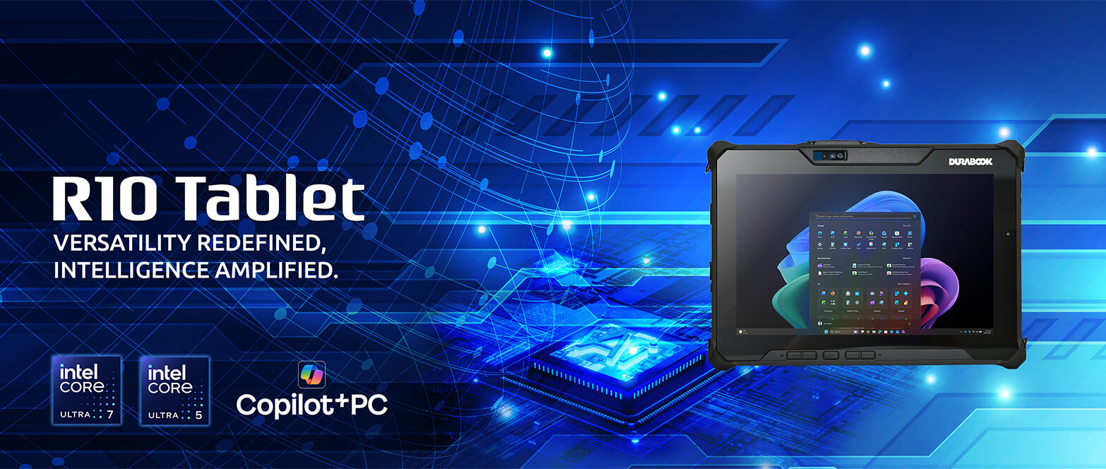 Durabook releases Next-Generation R10 Copilot+ PC Rugged Tablet