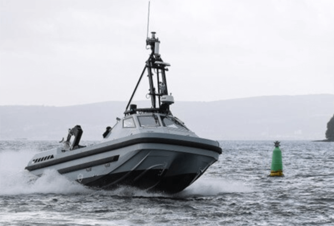 British RNMB Harrier, an autonomous USV 