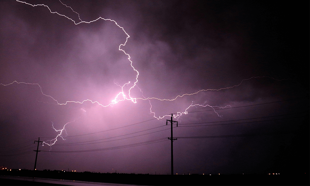 lightning strike